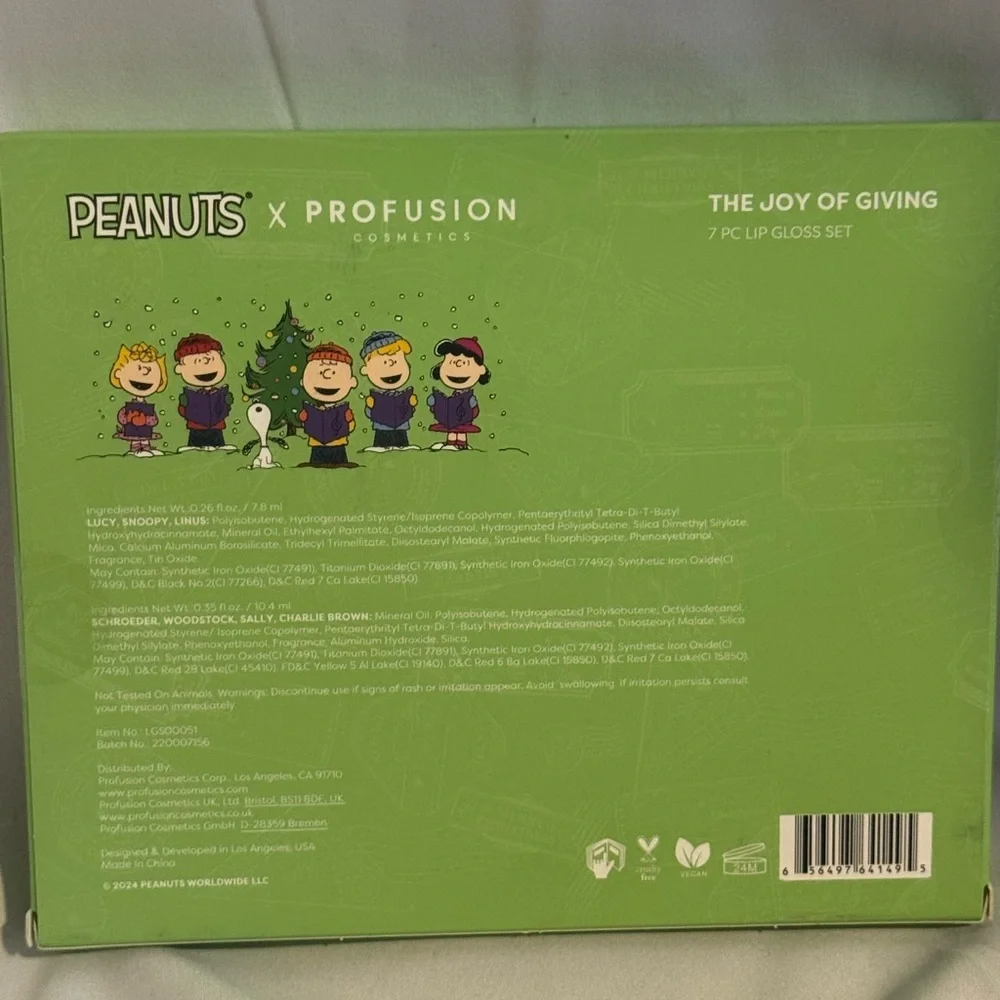 Peanuts x profusion Lip Gloss Set - Multicolor